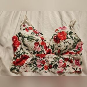 Victoria's Secret PINK Lace Longline Bralette